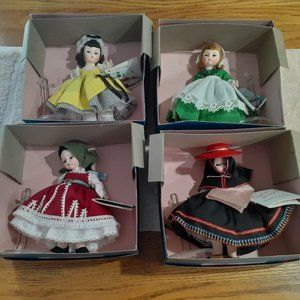 Madame Alexander 8" Dolls: Ireland, France, Bulgaria, Peru